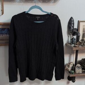 Talbots Cable Crewneck Sweater Sz XL